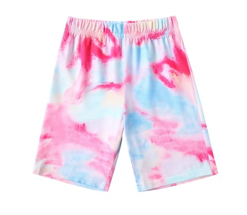 Arshiner Mädchen Shorts Batik Sommer Kurz Leggings Sport Freizeit Radlerhose für Kinder 4-5 Jahre von Arshiner