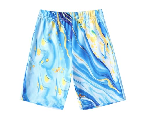 Arshiner Mädchen Shorts Batik Sommer Kurz Leggings Sport Freizeit Radlerhose für Kinder 6-7 Jahre von Arshiner