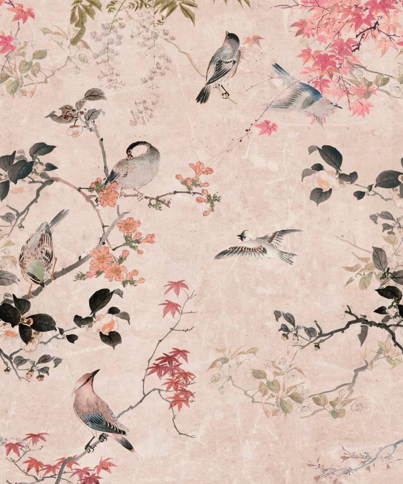 Art for the home Fototapete "Japanischer Garten" animal print glatt Japanischer Garten 280x200 cm von Art For The Home