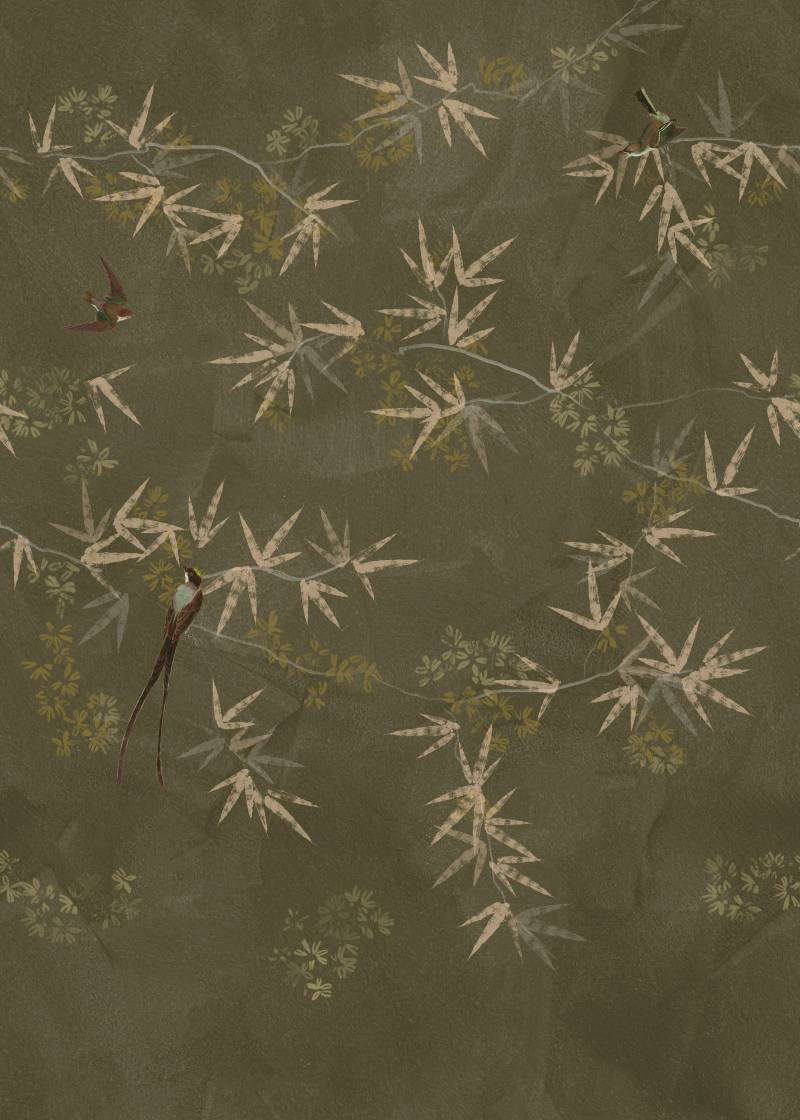 Art for the home Fototapete "Paradiesvogel" animal print glatt Die Paradiesvögel 280x200 cm von Art For The Home