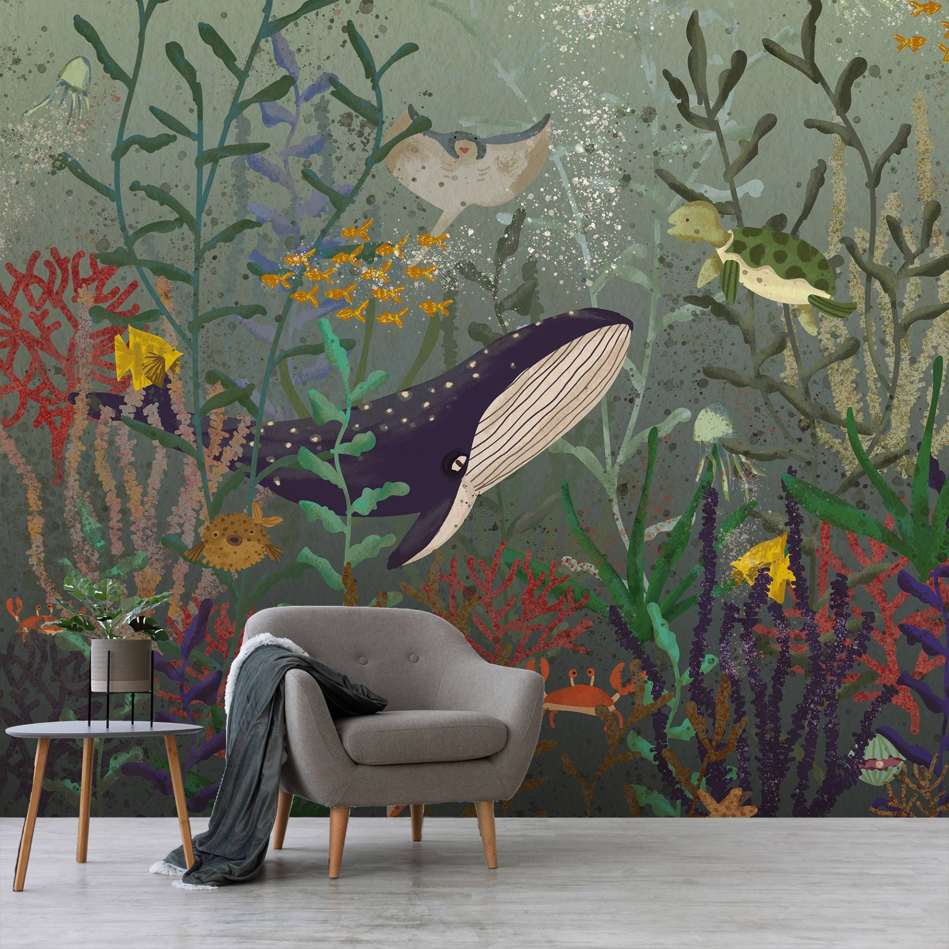 Art for the home Fototapete "Unter dem Meer" Meer glatt Design Tapeten von Art For The Home