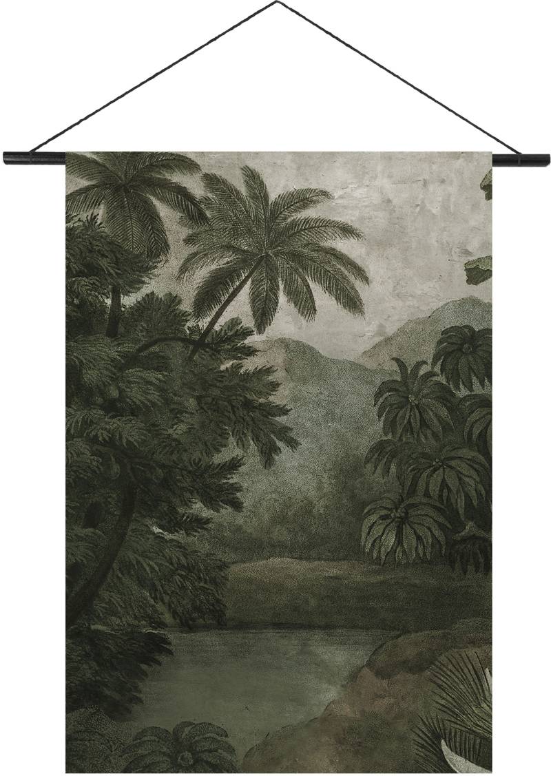 Art for the home Kunstdruck "Dschungel", (1 St.), Textilposter 80x60cm von Art For The Home