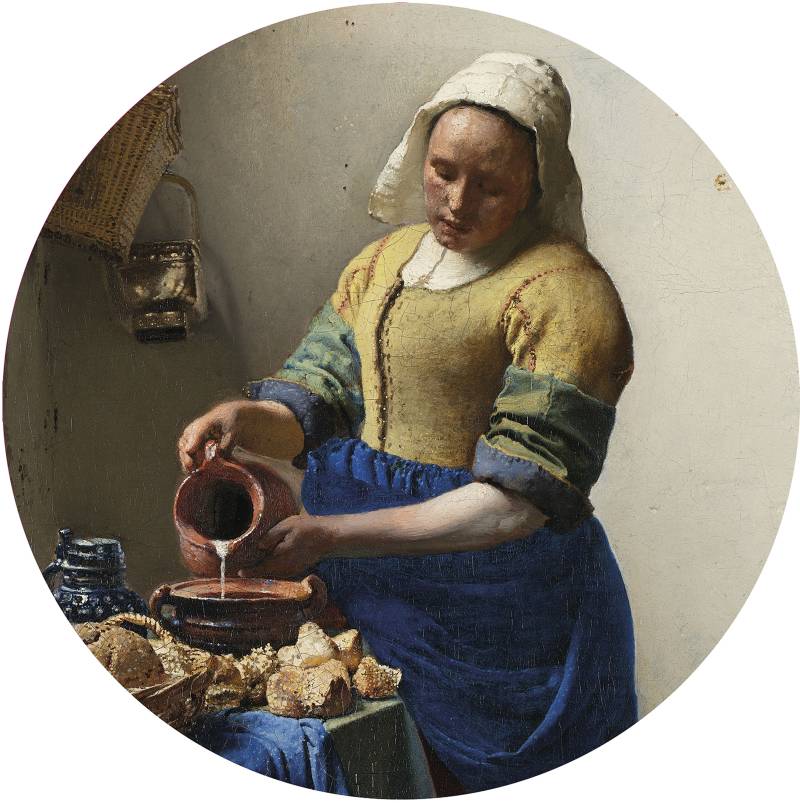 Art for the home Wandtattoo "Milchmädchen Vermeer", (1 St.) von Art For The Home