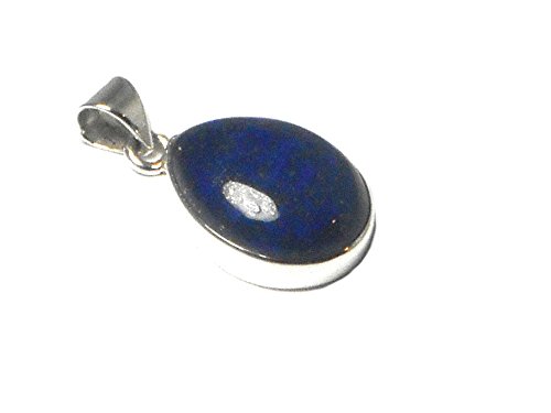 Tropfenform afghanistani Lapis Lazuli Sterling Silber 925 Edelstein Anhänger – (llpt2903181) von Art Gecko