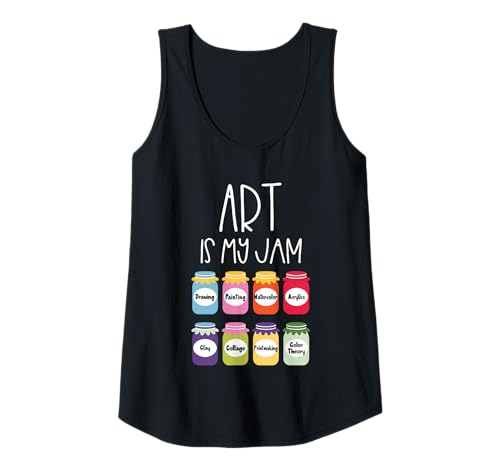 Damen Art is My Jam Art Teacher Classroom Studio Zurück zur Schule Tank Top Damen Art is My Jam Art Teacher Classroom Studio Zurück zur Schule Tank Top von Art Teacher Studio Back to School Vibes