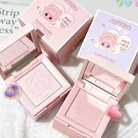 Art Value - 4 Colours Cartoon Embossed Matte Blush Palette - Rouge-Palette von Art Value