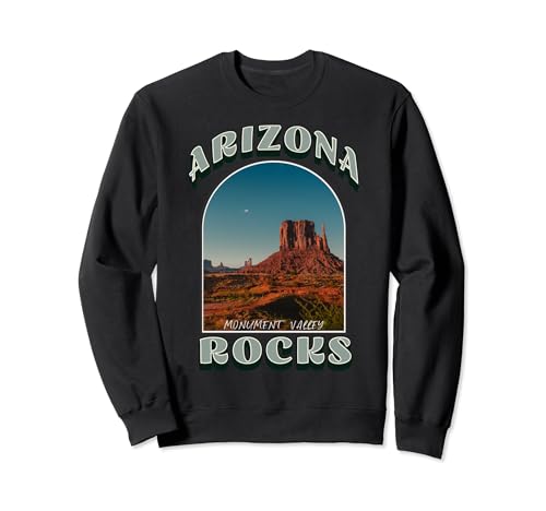 Arizona Rocks Monument Valley Scenic Rock Bekleidung Herren Damen Sweatshirt von Art-Wear