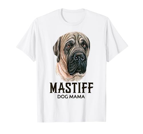 Bekleidung von Mastiff Dog Mama English Mastiff Mama für Tierliebhaber T-Shirt von Art-Wear