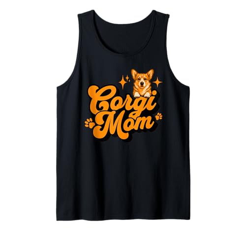 Corgi Mom Niedlicher Hundeliebhaber Haustier Tierbekleidung für Frauen Tank Top von Art-Wear