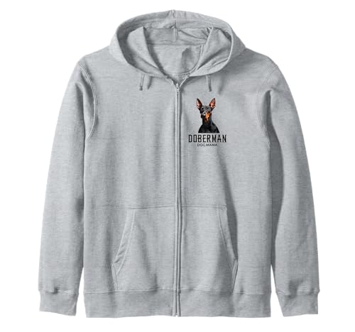 Dobermann Dog Mama Shirt Cute Doberman Dobie Mom Apparel Kapuzenjacke von Art-Wear