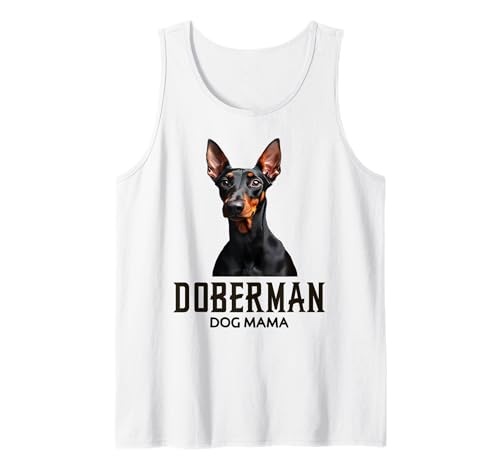 Dobermann Dog Mama Shirt Cute Doberman Dobie Mom Apparel Tank Top von Art-Wear