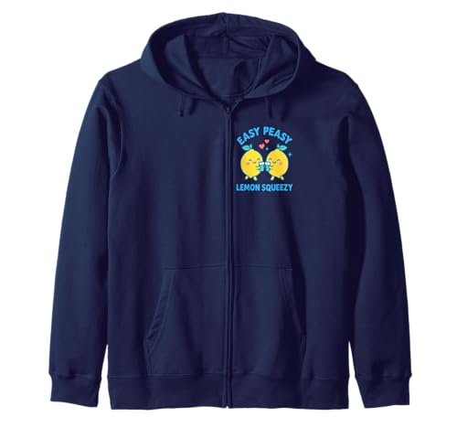 Easy Peasy Lemon Squeezy Fun Summer Apparel Women & Girls Kapuzenjacke Easy Peasy Lemon Squeezy Fun Summer Apparel Women & Girls Kapuzenjacke von Art-Wear