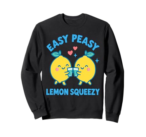 Easy Peasy Lemon Squeezy Fun Summer Apparel Women & Girls Sweatshirt Easy Peasy Lemon Squeezy Fun Summer Apparel Women & Girls Sweatshirt von Art-Wear