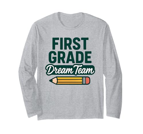 First Grade Team Back to School Lehrer, Mitarbeiter, Kinder Langarmshirt von Art-Wear