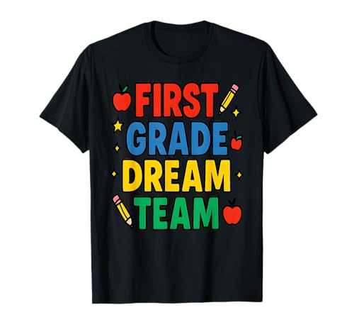 First Grade Team Back to School Lehrer, Mitarbeiter, Kinder T-Shirt First Grade Team Back to School Lehrer, Mitarbeiter, Kinder T-Shirt von Art-Wear