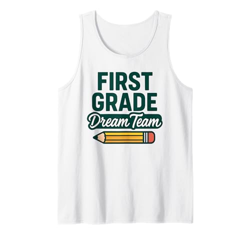 First Grade Team Back to School Lehrer, Mitarbeiter, Kinder Tank Top First Grade Team Back to School Lehrer, Mitarbeiter, Kinder Tank Top von Art-Wear