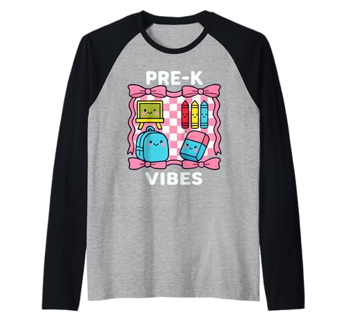 Niedliche Pre-K Kawaii Schulbedarf für Kinder und Lehrer Raglan Niedliche Pre-K Kawaii Schulbedarf für Kinder und Lehrer Raglan von Art-Wear