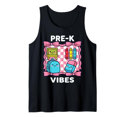 Niedliche Pre-K Kawaii Schulbedarf für Kinder und Lehrer Tank Top Niedliche Pre-K Kawaii Schulbedarf für Kinder und Lehrer Tank Top von Art-Wear