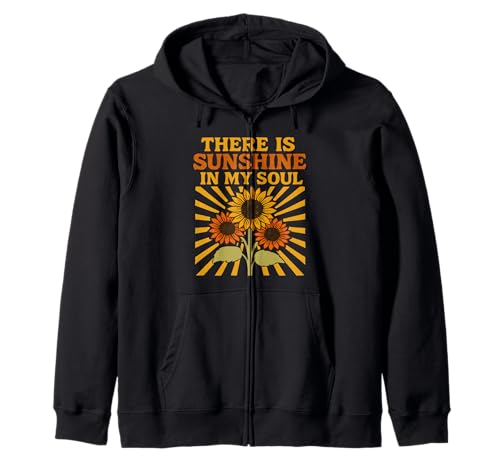 Sunshine in My Soul Sonnenblume Herbst Bekleidung für Damen Kapuzenjacke von Art-Wear