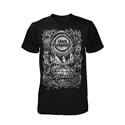Art Worx Dark Tranquillity Old Skool T-Shirt S - XXL, Herren, Schwarz, XL, Cartoon, Kurzarm, Rundhals-Ausschnitt, Baumwolle, Stretch, Casual, Cartoon T-Shirt von Art Worx