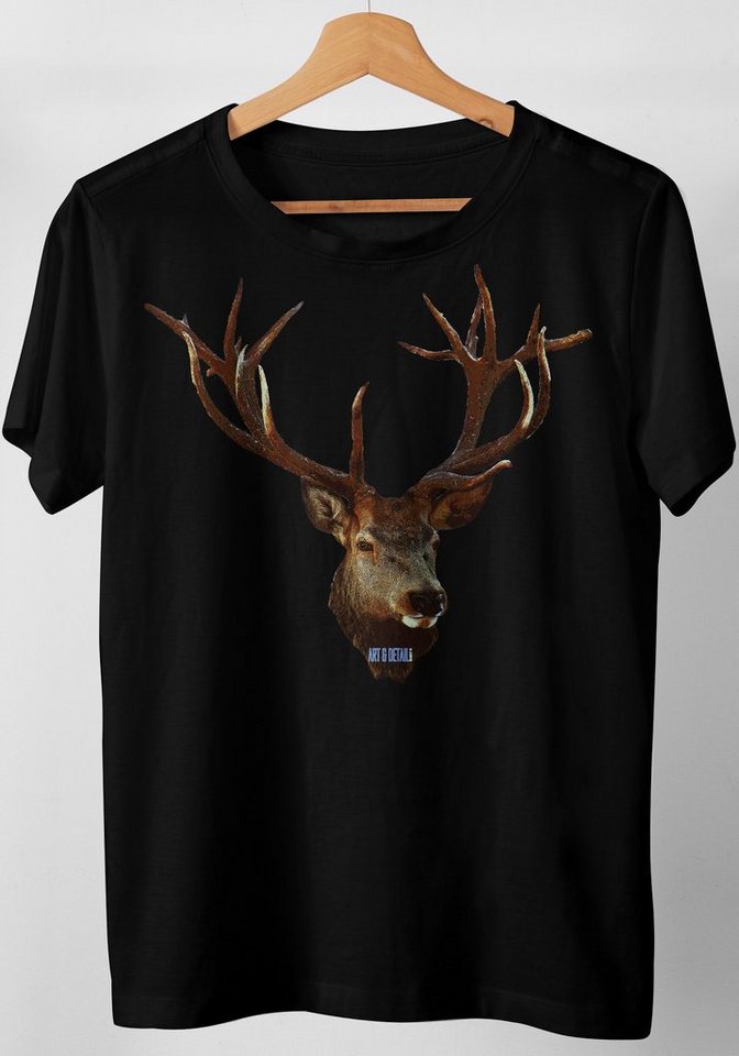 Art & Detail Shirt T-Shirt Hirsch Revier Aufsicht Geschenk zur Jagd und Tracht von Art & Detail Shirt