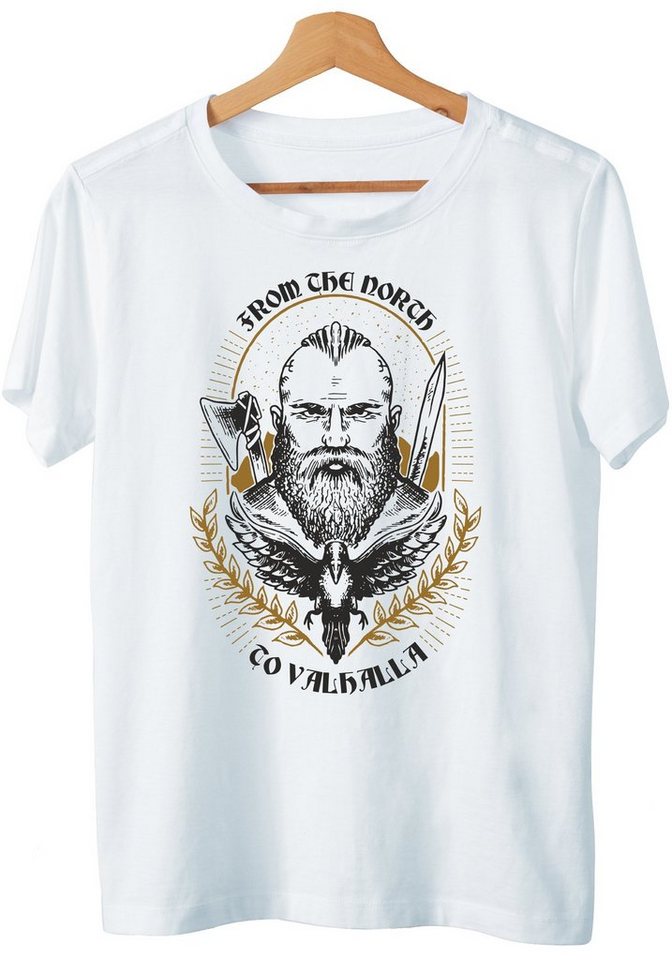 Art & Detail Shirt T-Shirt Wikinger - From The North To Valhalla von Art & Detail Shirt