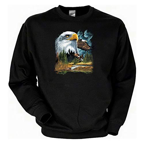 Eagle Adler Sweatshirt Fb schwarz von Art & Detail Shirt