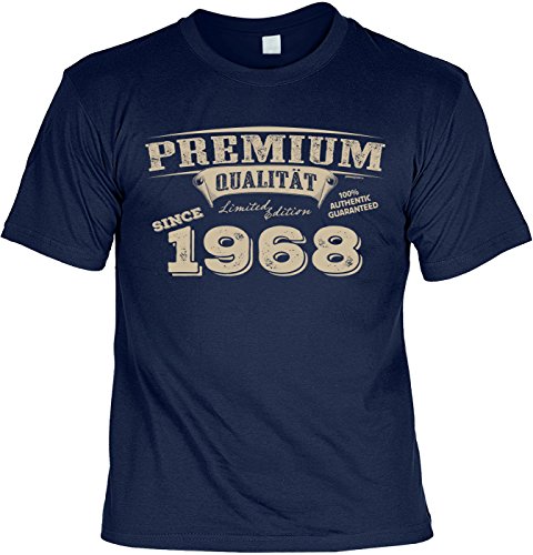 Lustige Sprüche Fun Tshirt Premium Qualität Since 1968 - Geburtstag Tshirt von Art & Detail Shirt