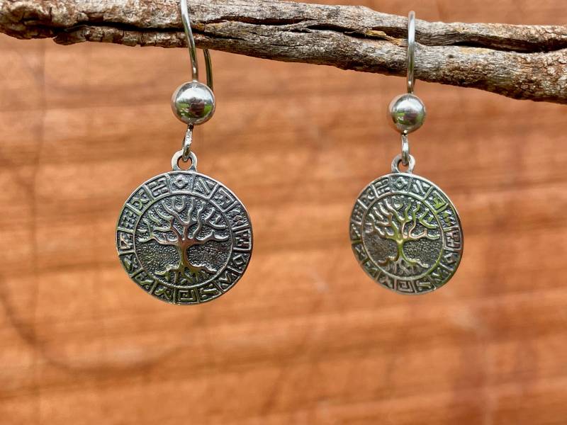 950 Silber Baum Ohrringe von ArtAndean