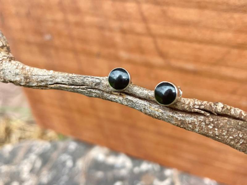 950 Silber Onyx Stein Ohrringe von ArtAndean