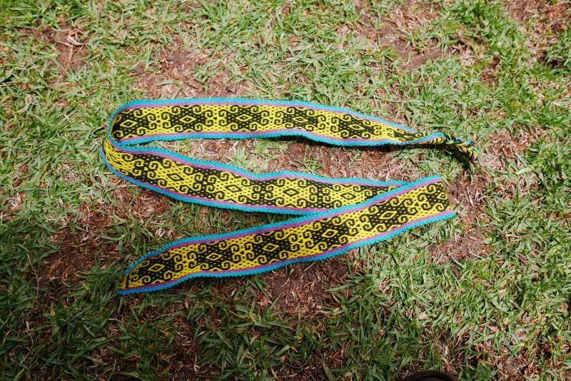 Gelber Lama Gürtel/Riemen von ArtAndean