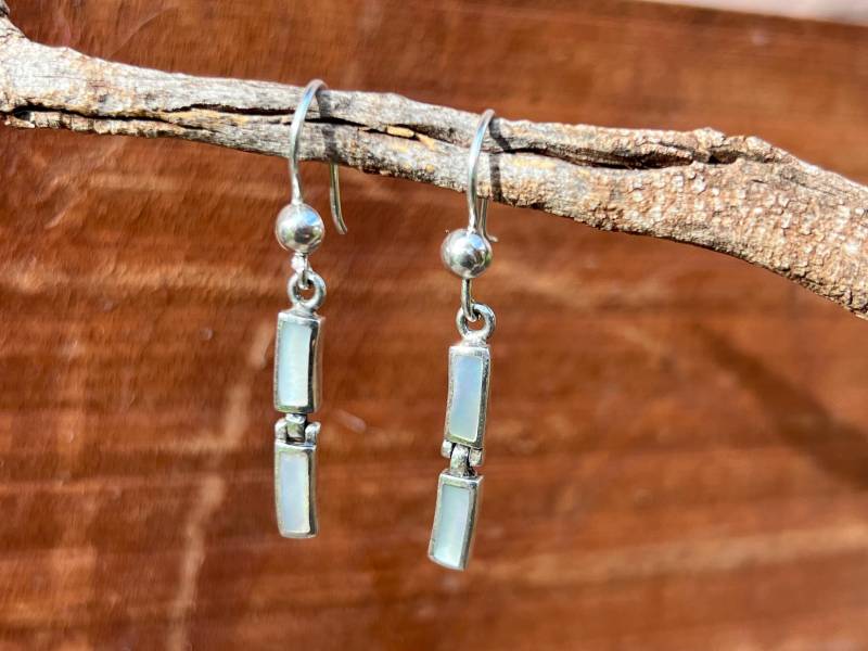 Perlmutt, Silber Ohrringe von ArtAndean