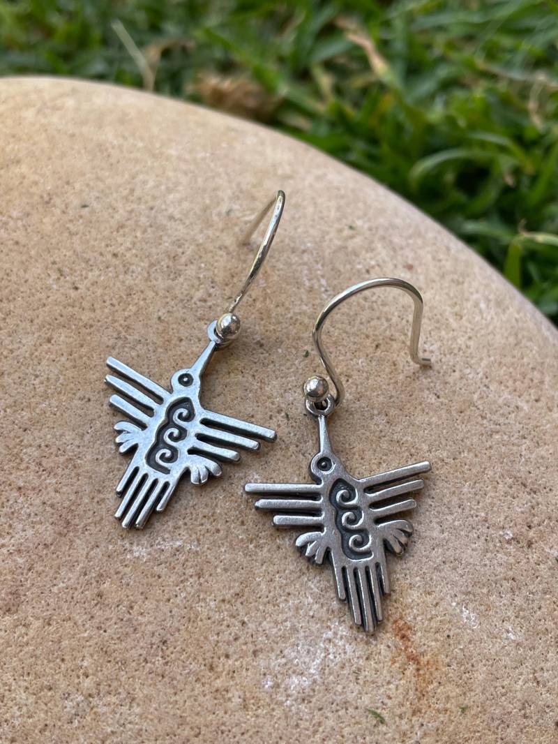 Silber Kolibri Ohrringe von ArtAndean