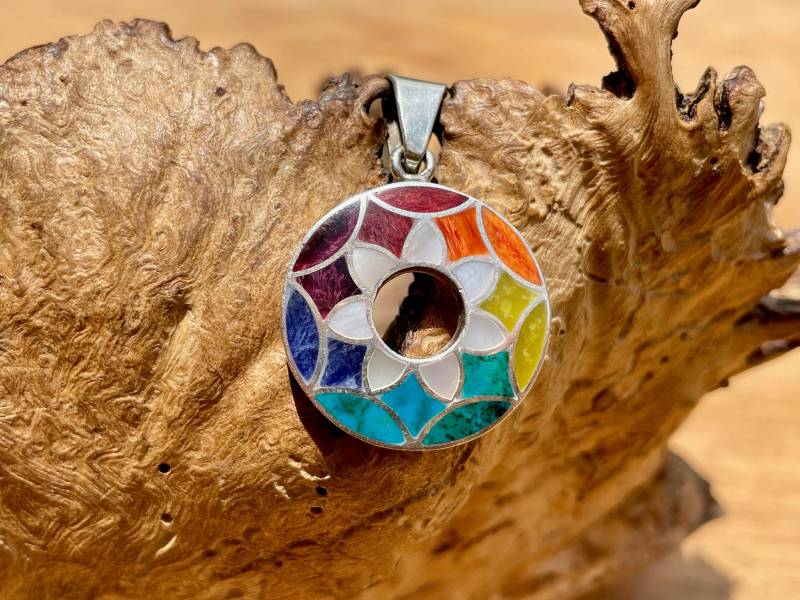 Silber Weißer Anhänger von ArtAndean