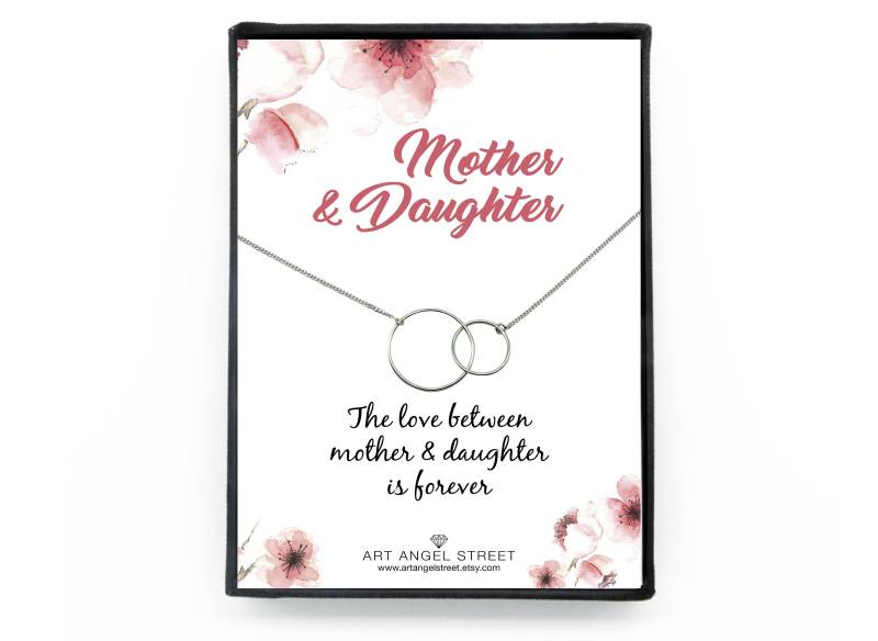 Mutter & Tochter Geschenk, Halskette, Halskette Für Und Tochter, Schmuck Mama von ArtAngelStreet