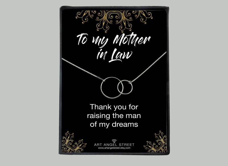 Schwiegermutter Halskette, Geschenk Für Schwiegermutter, Hochzeitsgeschenk, Dankeschön Geschenk von ArtAngelStreet
