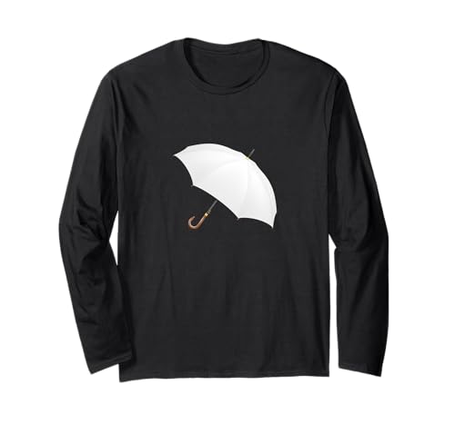 Weißer Regenschirm Langarmshirt von ArtAttack