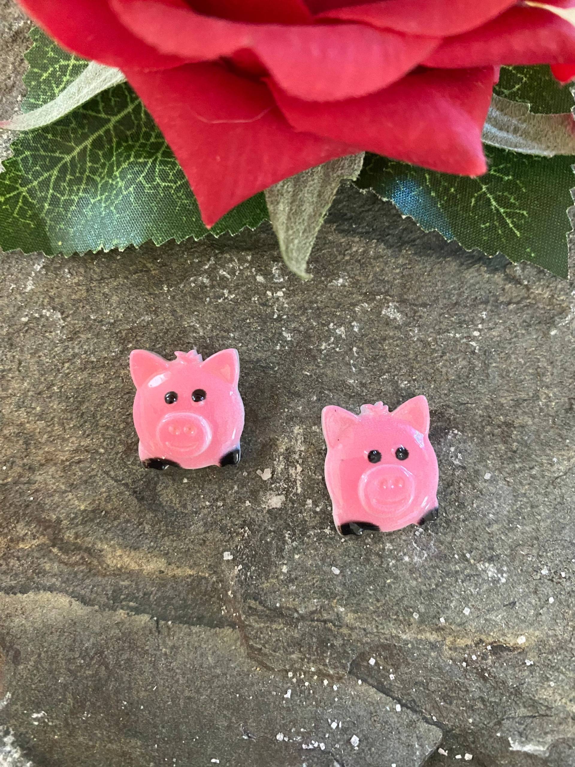 2 Schwein Resin Planar Flachrücken von ArtBows