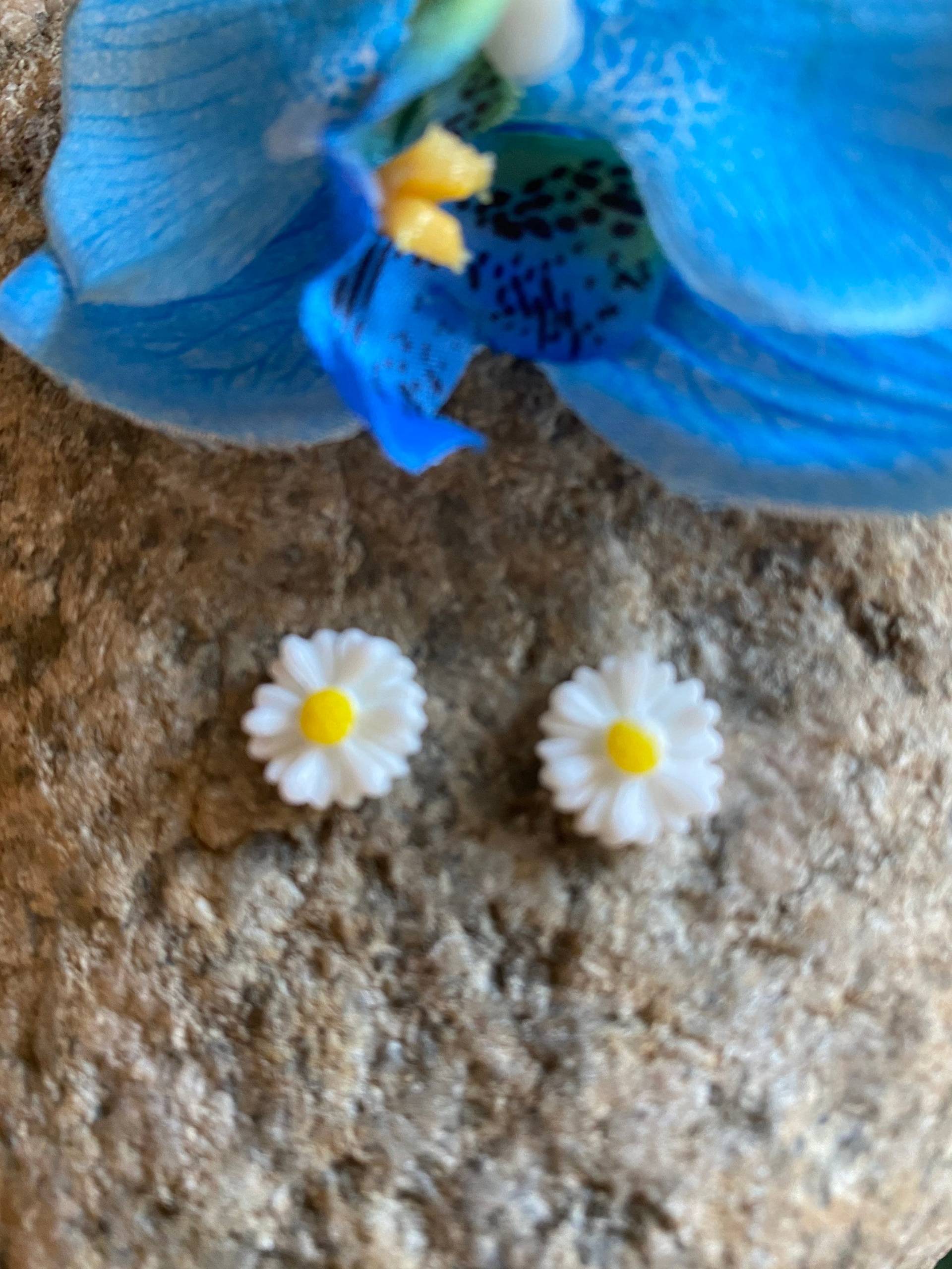 Blume Harz Ohrringe von ArtBows