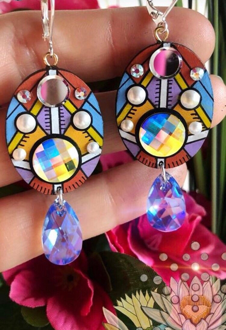 Kristallohrringe Kristallohrringe von ArtByHollyPawson