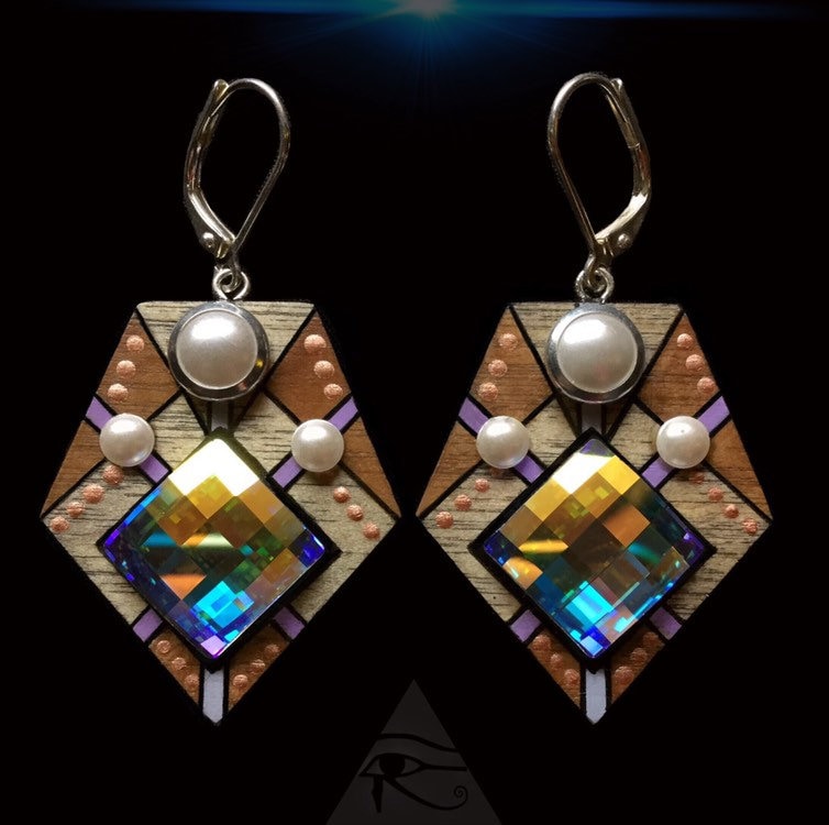 Prisma-Ohrringe von ArtByHollyPawson