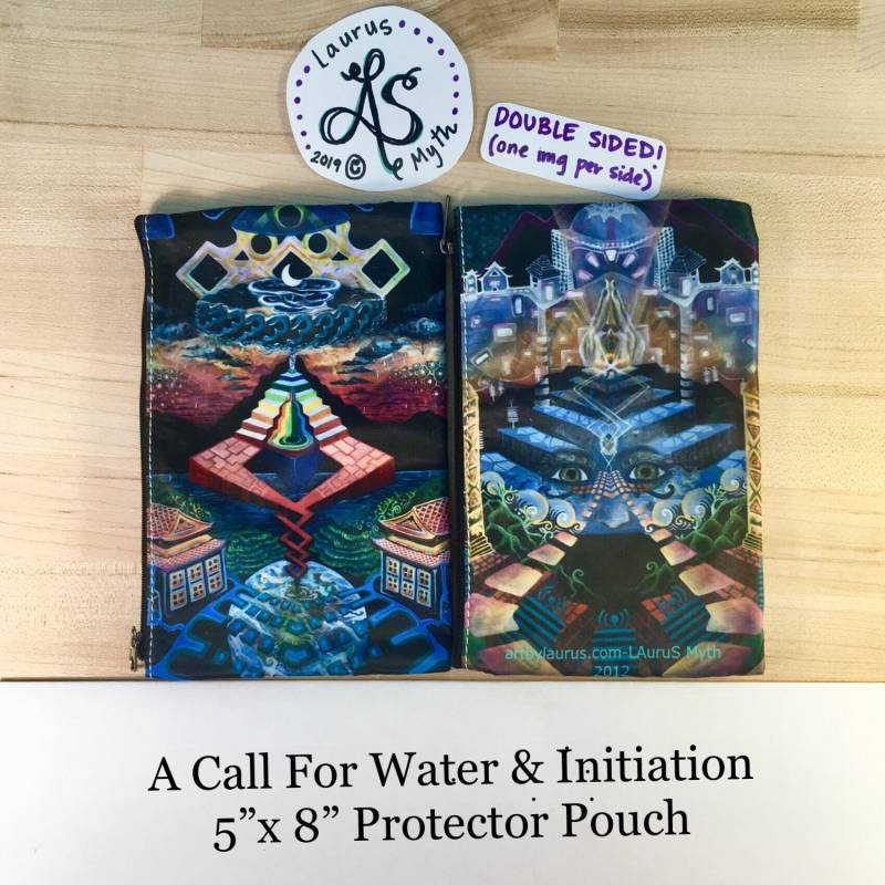 Erde Beschützer Bewusstsein Geldbeutel 5 "x 8" von ArtByLaurus