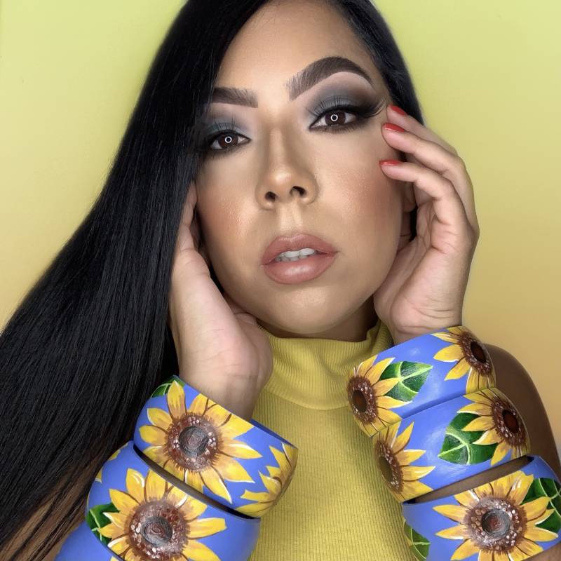 Sonnenblumen in Guanica-Armreifen von ArtBySir