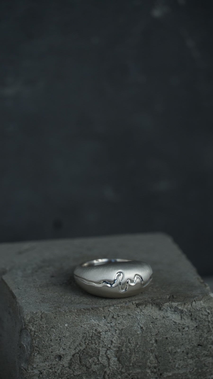 Handgemachter 925 Silber Ring, Einzigartiges Design, Unisex Geschenk Für Frau, Schmuck, Fluss Mythologie Natur Ring von ArtCreationJewelry