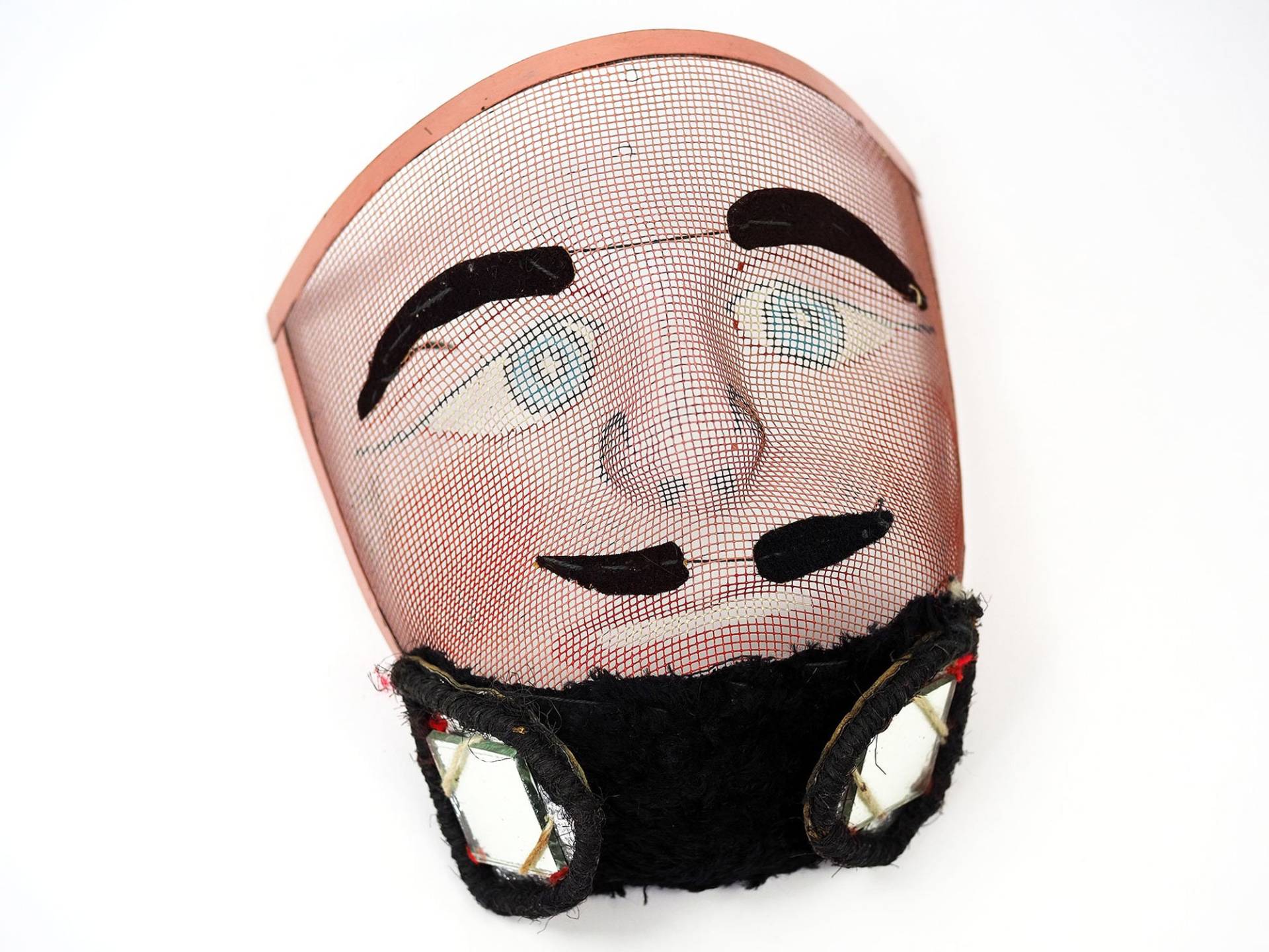 Antiker Drahtgeflecht Ungerade Kollegen Rituale Oder Karneval Skits Maske-Circa 1900Er Jahre Antiker Drahtgeflecht Ungerade Kollegen Rituale Oder Karneval Skits Maske-Circa 1900Er Jahre von ArtDecoGalaxy