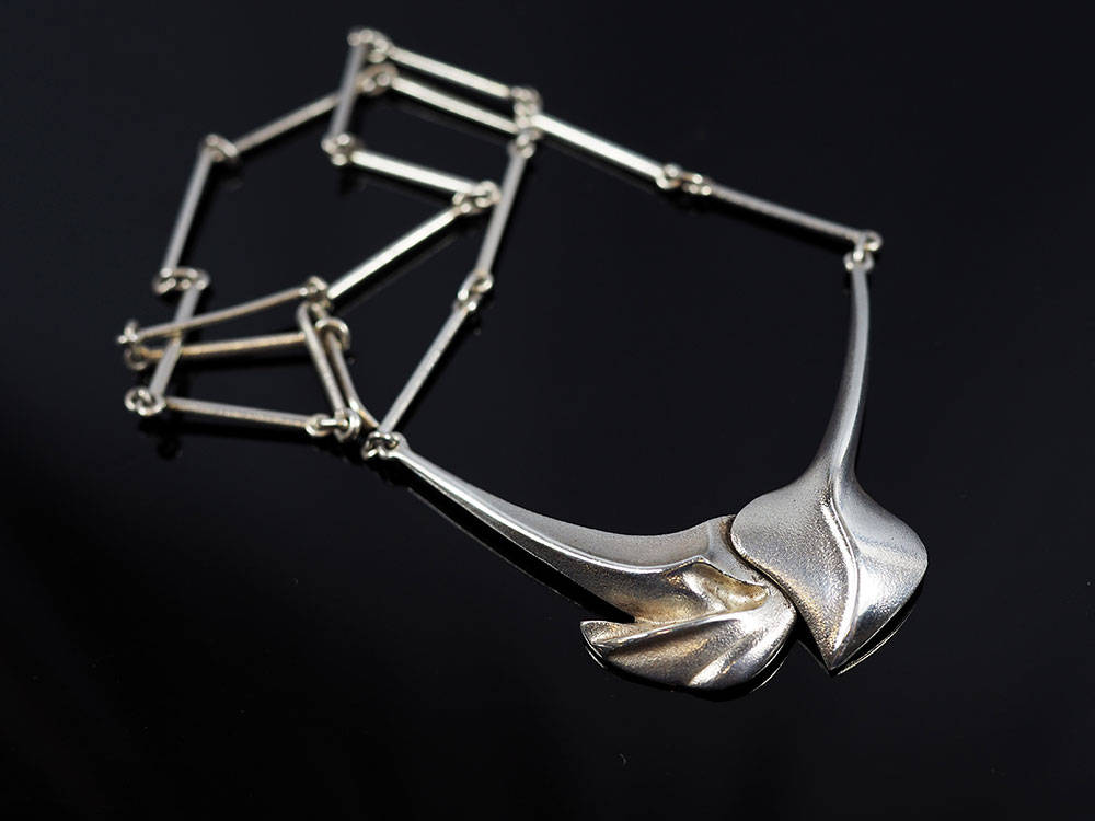 Bjoern Weckstrom Lapponia Silberkette von ArtDecoGalaxy