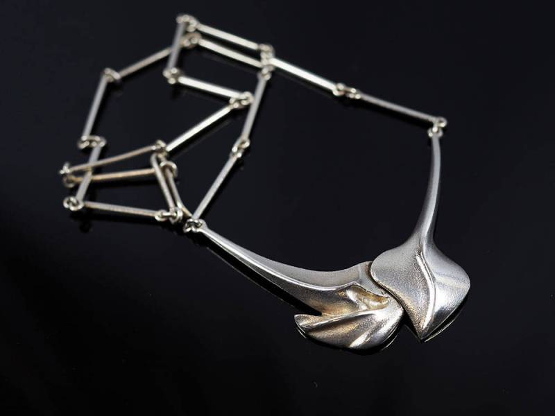 Bjoern Weckstrom Lapponia Silberkette von ArtDecoGalaxy