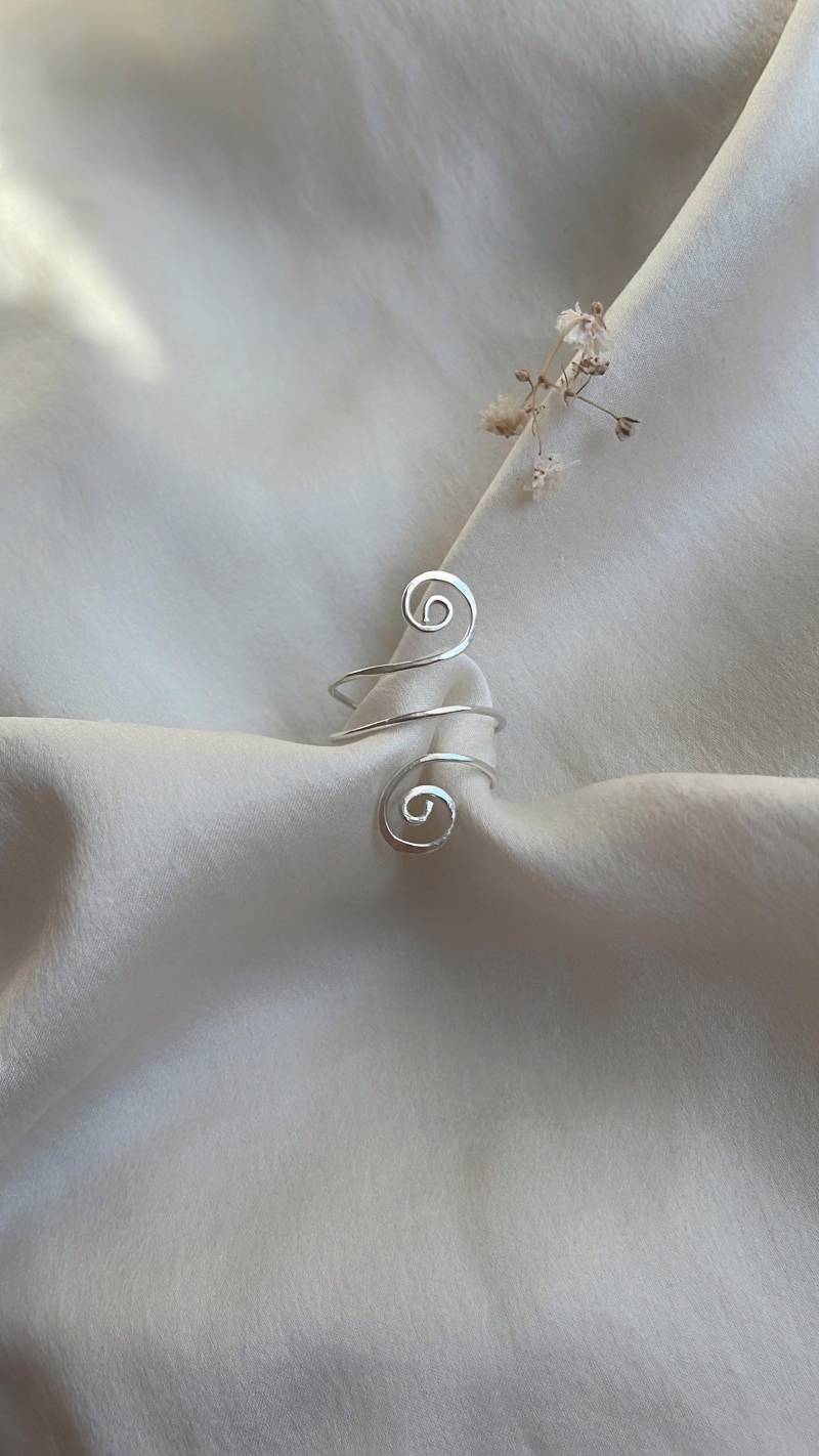 Silber Ring/Spiralring Aus 935Er Silberdraht Silber Ring/Spiralring Aus 935Er Silberdraht von ArtDesignsAmi