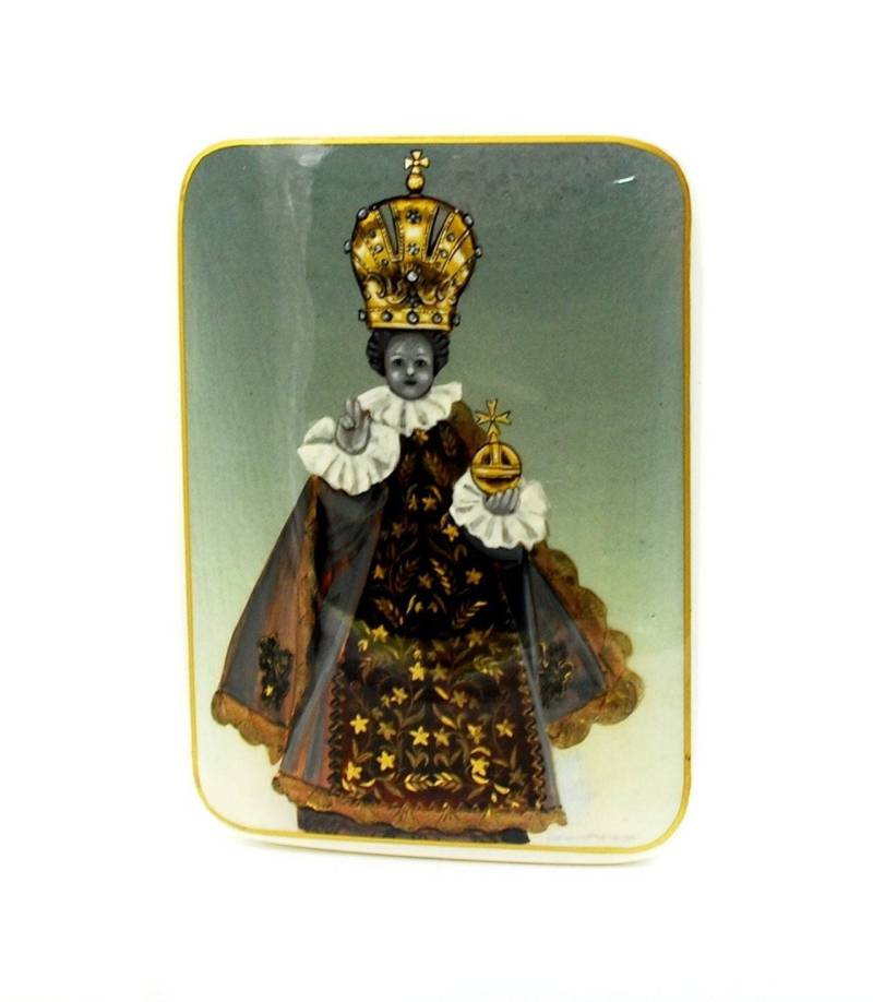 Lackkästchen Stil/Kopie Des Jesuskindes Yezulatko Miniatur 24K Goldfarbe Dekoration Ölfarbe Geschenk von ArtGIV