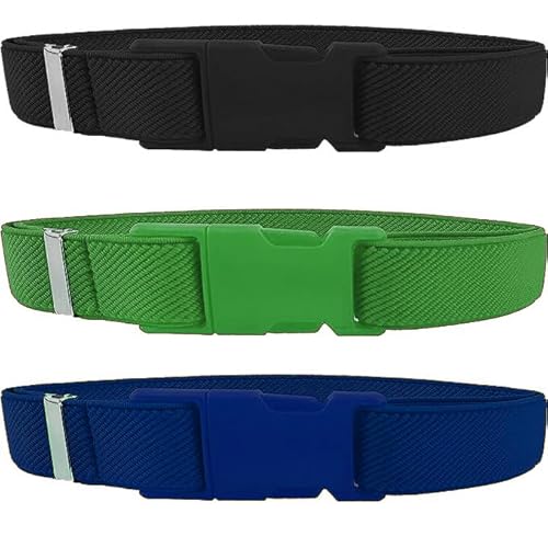 ArtGal SET 3 x GÜRTEL Kindergürtel verstellbar STRETCH für Kinder Baby EU Unisex Elastik-Gürtel MADE IN EU (Model 5) von ArtGal